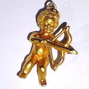 14KT Solid YG Angel CUPID 💘 Charm 1.52gms ⛓️ Chai